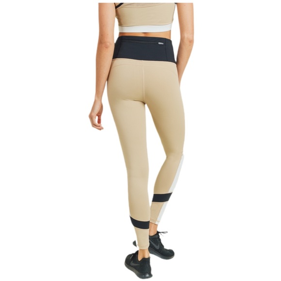 NWT Mono B Tricolor Leggings - Picture 4 of 9